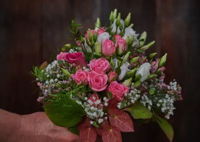 Brautstrauss Herbst Pink