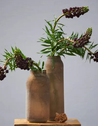 Frittillaria In Strukturierter Glasvase