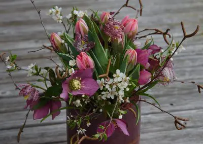 Osterstrauss In Rosa