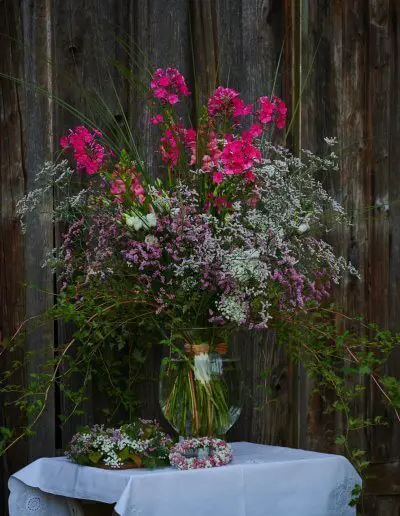 Wiesiger Strauss In Pink